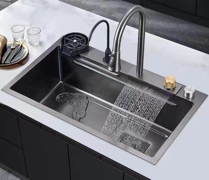 Fully Functional Stainless Steel 304 Kitchen Sink Set Vegetable Washing ...