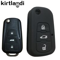 Kirtlandi Silicone Remote Key Holder Case Cover For MG GT 350 MG6 MG3 MG7 MG5 MG 5 6 7 3 Buttons Car Key Cover Shell Essories