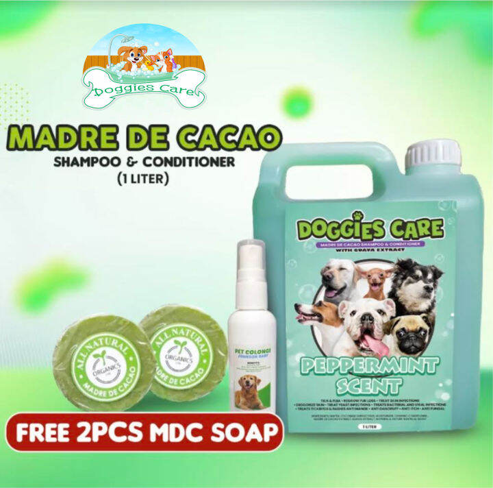 Madre de Cacao Shampoo & Conditioner with Guava Extract Peppermint