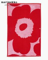 MARIMEKKO UNIKKO GUEST TOWEL 30X50CM HOME ผ้าขนหนู ผ้าเช็ดหน้า ผ้าเช็ดผม ผ้าเช็ดตัว ผ้าขนหนูสีแดง