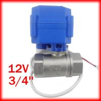 ✔❡ 3/4 Stainless Steel Electric Ball Valve CWX-15Q 12V VoltageMotor Operated Ball Valve DN20