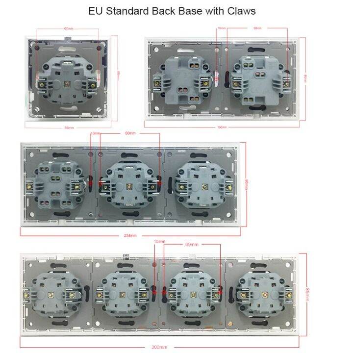 เต้าเสียบไฟ-schuko-eu-แบบคู่พร้อมพอร์ตชาร์จ-usb-คู่5-1dc-2-1a-สำหรับ-eu-ทรงกลมกล่อง-wallpad-156-86มม-เต้าเสียบ-eu-พร้อม-usb