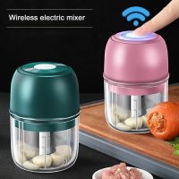 【CW】 USB Electric Garlic Masher Sturdy Press Mincer Vegetable Meat Grinder Food Tools