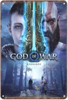 ป้ายโลหะ8X12นิ้วโปสเตอร์ศิลปะป้ายเหล็กตกแต่ง God Merch Of War จานแผ่นโลหะประดับผนังตกแต่งสำหรับห้องครัวในฟาร์มร้านกาแฟผับบาร์