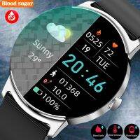 ✕ 2023 NEW Blood Glucose Smart Watch Men Blood Pressure Blood Oxygen Body Temperature Heart Rate Alarm Fitness Smartwatch Women