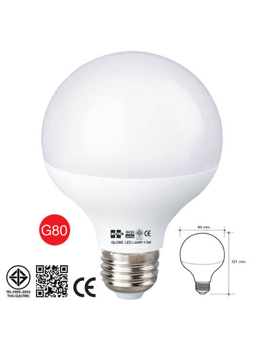 หลอด-led-eco-series-ทรงกลม-g80-ขั้วเกลียว-e27-ขนาด-12w