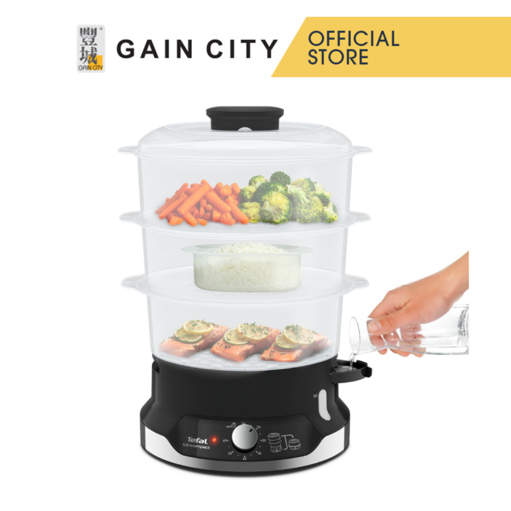 TEFAL FOOD STEAMER 3TIER 9L VC2048 Lazada Singapore