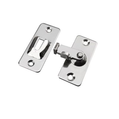 90 Degree Solid Door Latch Bolt 304 Stainless Steel Lock Sliding Door Right Angle Buckle Floding Door Door Latch Security Door Hardware Locks Metal fi