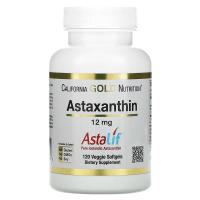 California Gold Nutrition Astaxanthin AstaLif Pure Icelandic 12 mg 120 Veggie Softgels