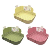 Small Pets Rabbit Toilet Square Bed Pan Potty Trainer Bedding Litter Box for Small Animals Cleaning Supplies Drop Ship