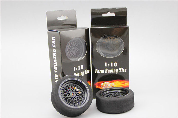 Pre-Glued 4pcs 110 Foam Tires Tyre 26mm Width fits for 1:10 Touring Car 40R