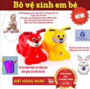 BÔ HÌNH THỎ CHO BÉ - bô thỏ đi vệ sinh Việt Nhật cho bé - bô thỏ việt nhật