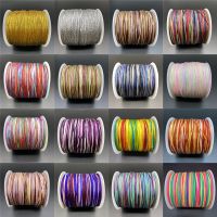 【CW】 10yards/Lot 0.8mm Rainbow Colors Nylon Cord Rope Chinese Knot Macrame Cord Rope For Jewelry Making For Shamballa Bracelet