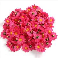 【DT】 hot  100pcs Handmade Artificial Sunflower DIY Wreath Mini Flower Head For Wedding Decoration Fake FlowerTH