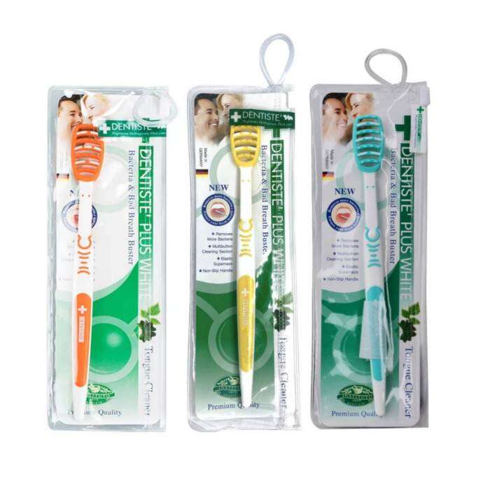 Dentiste' deluxe tongue cleaner germany เดนทิสเต้ แปรงทำความสะอาดลิ้น 1