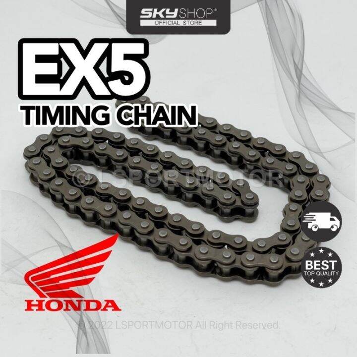 ORIGINAL 🔥 HONDA EX5 HIGHPOWER TIMING CHAIN (84H) RANTAI KECIL EX5 HP