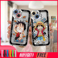 ญี่ปุ่น One Piece เคส IPhone 12 11 13 PRO MAX 6 7 6S 8 Plus X XR XS MAX 11 12 13 Mini Se 2020 6SPlus 7Plus 6Plus 8Plus XSMAX Tpu การป้องกันแบบนุ่มนวล Clear Case