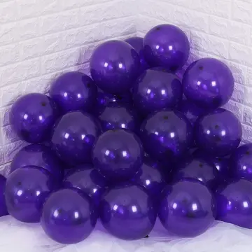 100 LATEX PLAIN PURPLE BALLONS BALLON - Quality Birthday Wedding balloon