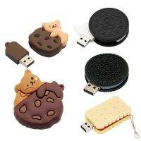 【CW】 Pendrive de galletas de dibujos animados unidad Flash de dispositivo USB de 256GB 16GB 64GB 32GB 128GB