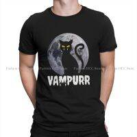 การกลับมาของ Vampurr Crewneck เสื้อยืดเดิม Vampurr Vampire Cat Haloween ปรับแต่งเสื้อยืดผู้ชายเทรนด์ใหม่ท็อปส์ขนาด S-6XL ที่มีคุณภาพสูง