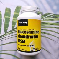 กลูโคซามีน คอนดรอยติน และซัลเฟอร์ Glucosamine + Chondroitin + MSM Combination 240 Capsules (Jarrow Formulas®)