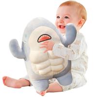 ตุ๊กตากล้ามเนื้อฉลามสุดฮา Kawaii ตุ๊กตาผ้ากำมะหยี่ปลาฉลามวาฬ Ocean Muscle Shark Plushies 17.7In หมอนปลาฉลามของเล่นตุ๊กตาผ้ากำมะหยี่สำหรับ