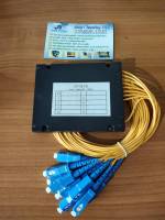 SPLITTER FIBER OPTIC (Plc Splitter) SC/UPC 1ออก8 (แบบสาย)