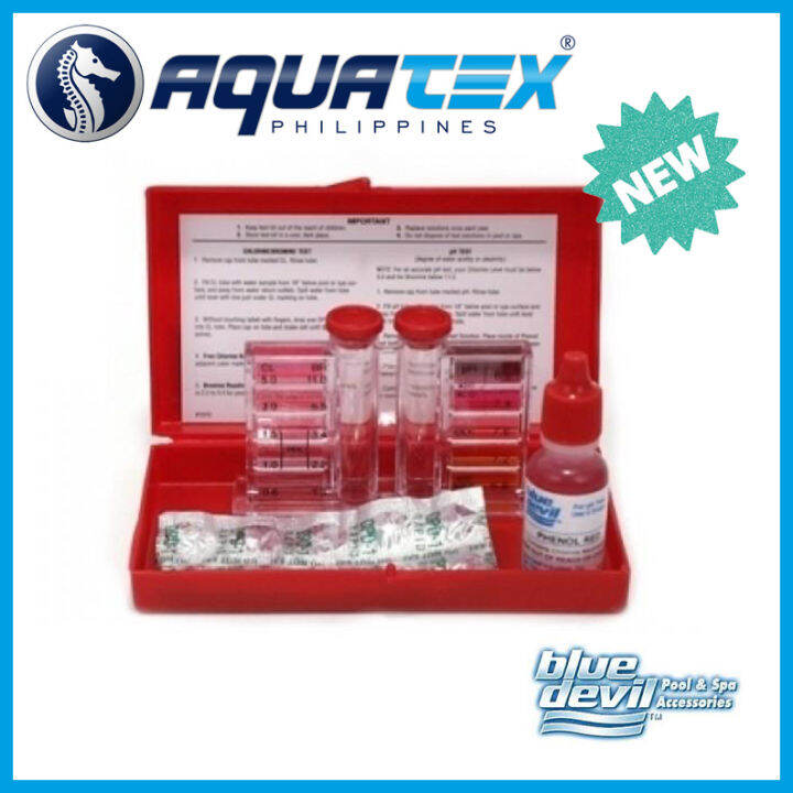 BLUE DEVIL DPD Pool Water 3 in 1 Chlorine and PH DPD Test kit (test of