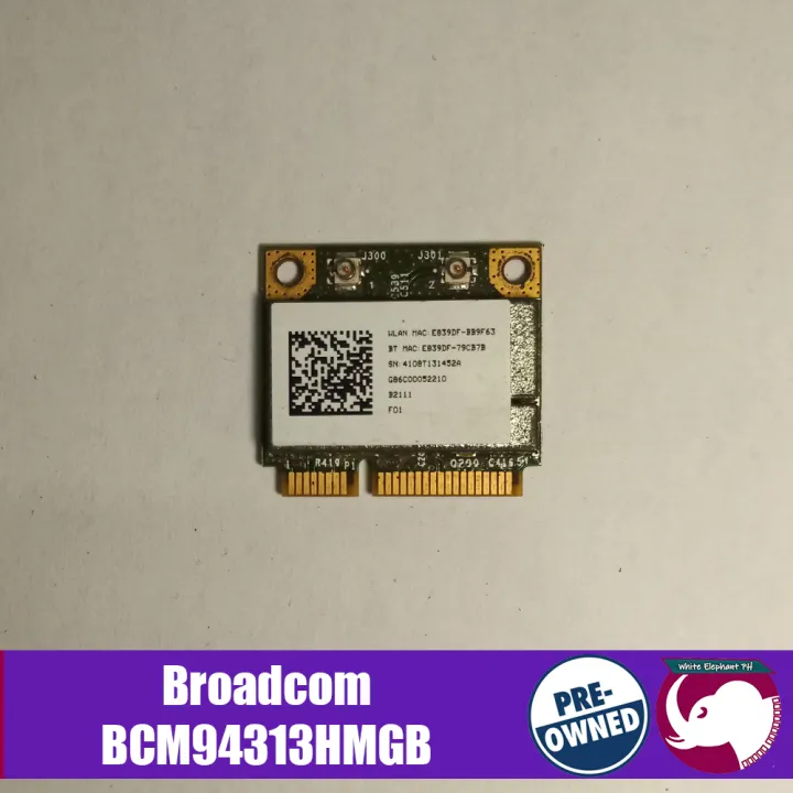 Broadcom BCM94313HMGB Laptop Wi-Fi Bluetooth Module | Lazada PH