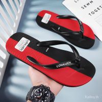 L-209 Summer Webbing Fashion Flip Flops Mens Shoes PVC Lightweight Casual Beach Shoes Size: 39-44 QPU0TH