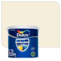 สีทาภายนอก Dulux Weathershield Ultima กึ่งเงา ขนาด 1 แกลลอน - Linen White 4582