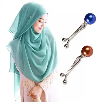 Fashion Jewelry Muslim Women Hijab Pins Needle Scarf Shawls Clips