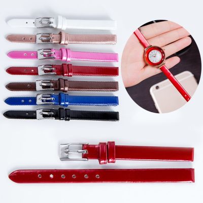 New 8mm Genuine Leather Watchbands For Women 39;s Watch Accessories Thin Watch Strap Wrist Belt With Pin Buckle ремешок для часов