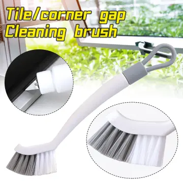 2 Pcs Cleaning Brush Small Scrub Brush for Cleaning Sink Scrub Brush,  Bathroom Kitchen Edge Corner Grout Cleaning Brushes, Sliding Door or Window  Track Cleaning Brush 