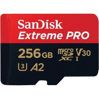 Sandisk Extreme Pro การ์ด Micro SD 256GB UHS-I SDXC Class 10, 170เมกะไบต์/วินาทีความเร็วในการอ่าน | SDSQXCZ-256G-GN6MA