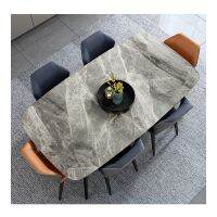 [สินค้าในสต็อก] Slate dining tableโต๊ะอาหารหินชนวนโต๊ะและเก้าอี้สำหรับใช้ในครัวเรือนขนาดเล็กที่สว่างสดใส โต๊ะและเก้าอี้หินชนวนสไตล์มิน [ราคาถูก/ส่ง]