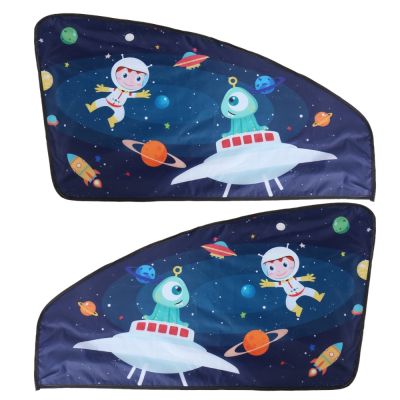 Universal Car Sun Shade Cover Curtain Suction Cup Cartoon Proof Side Window Sunshade Cover For Baby Kids