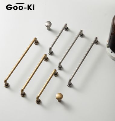 Goo-Ki Modern Black Silver Bronze Handles Cabinet Pulls Kitchen Door Handles Drawer Knobs Cupboard Handle for Furniture Hardware