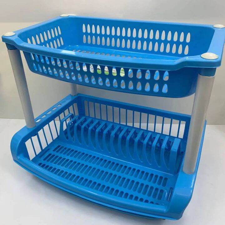 DISH DRAINER RACK 2 LAYER WITH TRAY SWEET HOME Lazada PH