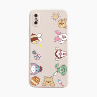 Mobomixi เคสโทรศัพท์สำหรับ Samsung A51 4G A12 A71 4G A50 A50S A30S A31 A21S A20 A30 A02S A11 M11 J2 Prime J7 Prime การ์ตูนน่ารัก Rubik S Cube Liquid Anti-Fall โทรศัพท์มือถือเคสโทรศัพท์