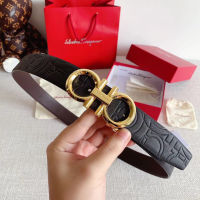 (Fashion high-end belt)Gift Box Packaging2023 new F belt, mens belt, double-sided original cowhide belt, clear and beautiful