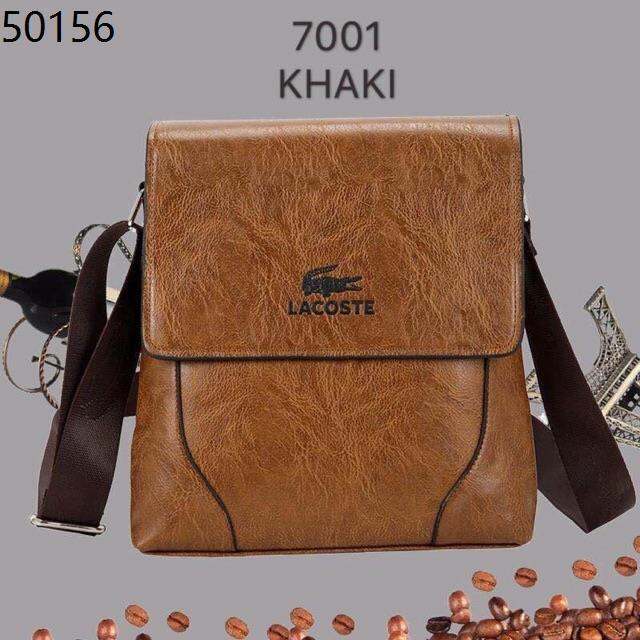 lacoste sling bag ♘Lacoste men’s Sling bag leather☬ Lazada PH