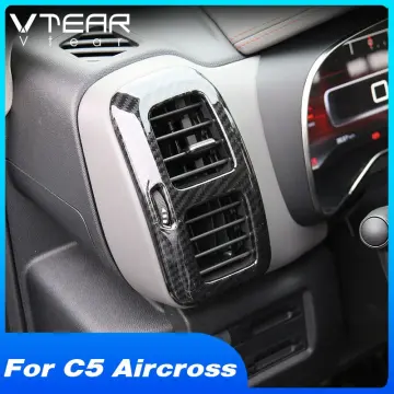 Cheap For Citroen C5 aircross 2017 2018 2019 Accessories Car Interior Cup  Holder Panel Bezel Molding Cover Decoration