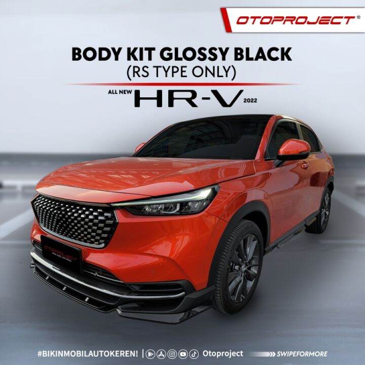 Body Kit / Bodykit All New HRV 2023 2022 RS Type Glossy Black