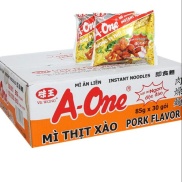 Thùng 30 Gói Mì A-One Thịt Xào. 85g 30 gói Mì ăn liền