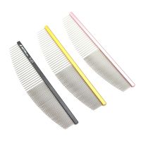 Pet Comb Colorful 1Pcs Metal Shedding Dog Grooming Comb Hair Remover Cat Dogs Cleaning Brush Cats Pets Accessories Dropshipping Brushes  Combs