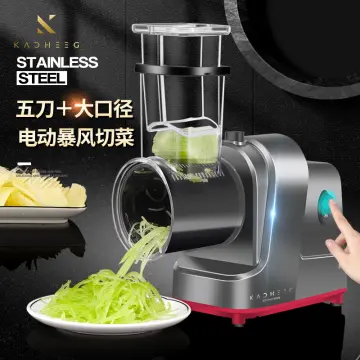  Electric Cheese Grater Shredder Type-C Charging One-Touch  Cordless Rotary Automatic Electric Slicer Shredder with 3 Free Attachments  for Vegetables Cheeses Carrots : Home & Kitchen
