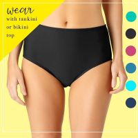 hotx 【cw】 Bottoms Waist Trunks Briefs Shorts Conservative Swimwear Short Panties