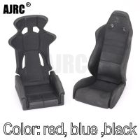 Black/red/blue simulated drivers seat suitable for 1:10 RC tracked axial SCX10 90046 WRAITH RR10 TRX4 TRX6 D90 D110