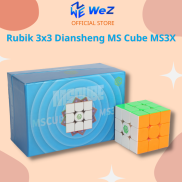 Rubik 3x3 Diansheng MS Cube MS3X Nhựa Đen Trắng Có Nam Châm